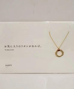 Sanrio Hello Kitty Happy Necklace (Gold Or Silver)