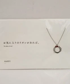 Sanrio Hello Kitty Happy Necklace (Gold Or Silver)