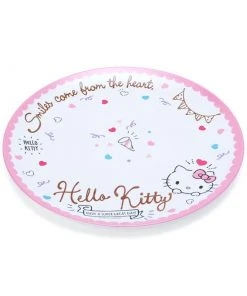 Sanrio Characters Melamine Plate Hello Kitty
