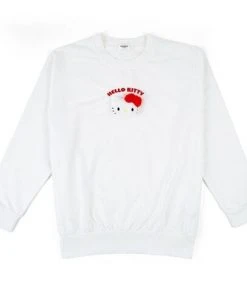 Sanrio Characters Applique Sweatshirt Cinnamoroll