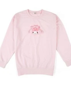 Sanrio Characters Applique Sweatshirt Cinnamoroll