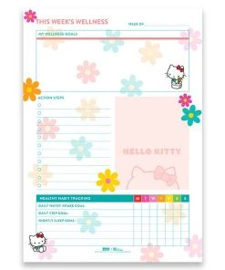 Erin Condren X Hello Kitty Wellness Notepad