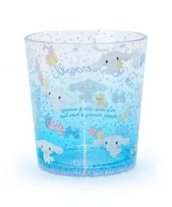 Sanrio Characters Clear Plastic Tumbler Cup Cinnamoroll