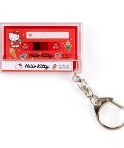Hello Kitty Sanrio Character Cassette Key Chain