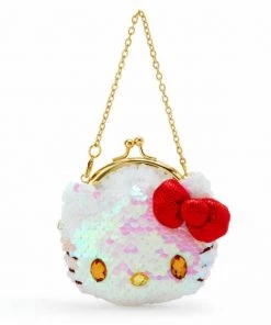 Sanrio Characters Sequin Mini Coin Purse Cinnamoroll