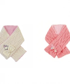 Sanrio Characters Cable Knit Winter Kids Scarf Hello Kitty