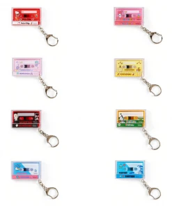Hello Kitty Sanrio Character Cassette Key Chain