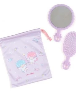 Hello Kitty Sanrio Characters Mirror And Brush Set