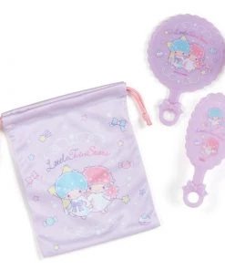 Hello Kitty Sanrio Characters Mirror And Brush Set