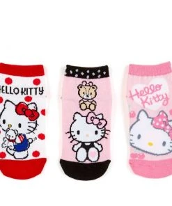Sanrio Hello Kitty 3 Pack Sneaker Socks