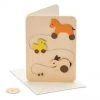 Sanrio Pouches Papyrus Wooden Pull Toy New Baby Card