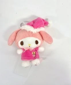 Weactive Cinnamoroll Sanrio Characters Fluffy Pajama Clip-on Mascot