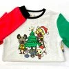 Sanrio Aggretsuko Holiday Color Block Crew Neck Sweater