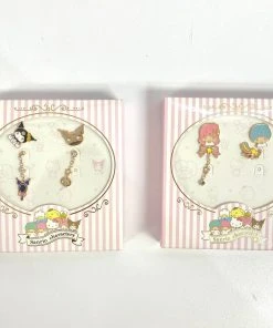 Sanrio Characters Sterling Silver 18 K Gold Earring Set