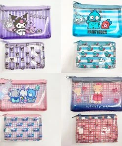 Kuromi Sanrio Characters Vinyl Pouch Set