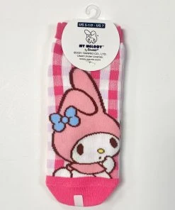 Weactive Cinnamoroll Sanrio Characters Gingham Adult Socks