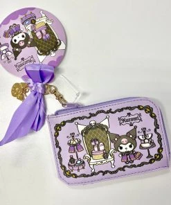 Sanrio Kuromi Ribbon Collection Card Case And Coin Pouch