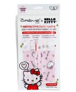 The Creme Shop Hello Kitty 3-Ply Face Masks 3 Pack