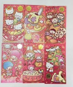 Hello Kitty Sanrio Characters Family Lunar New Year 2021 Long Red Envelopes