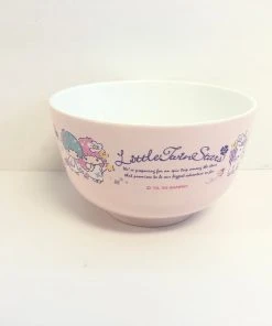 Sanrio Little Twin Stars Flower Plastic Melamine Bowl