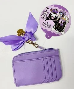 Sanrio Kuromi Ribbon Collection Card Case And Coin Pouch