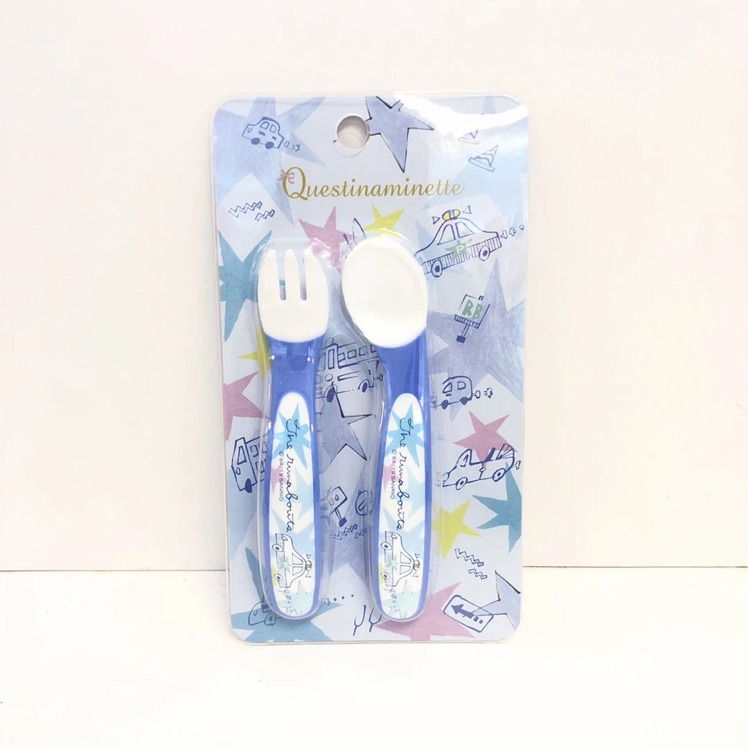 Sanrio The Runabouts Sketch Spoon And Fork Set Pouches