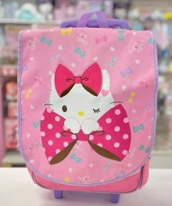 Sanrio Hello Kitty Ribbon 16” Trolley/Rolling Backpack